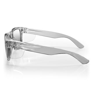Fusions XL Graphite Frame Hybrids in side view with photochromic lens