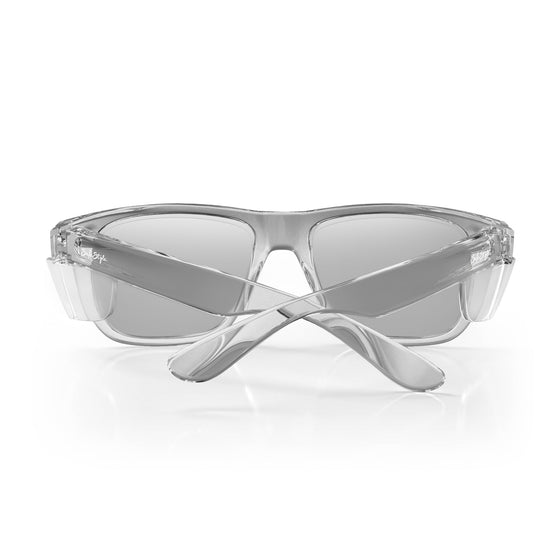 Fusions XL Graphite Frame Hybrids in side view with photochromic lens