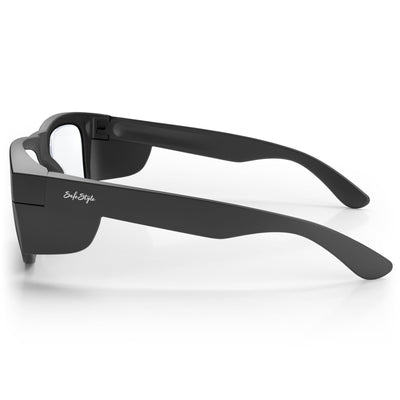 Fusions XL Matte Black Prescription Safety Glasses