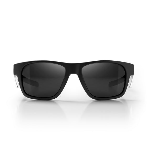 Fusions Performance Black Frame Grey Polarised Safety Glasses