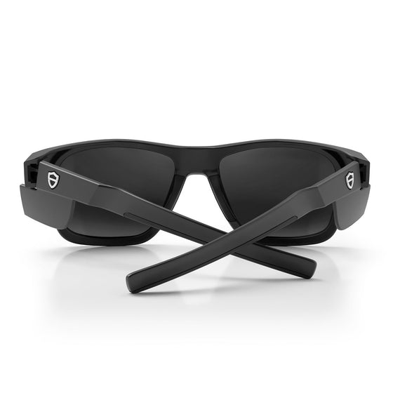 Fusions Performance Matte Black Frame Grey Polarised Lens Safety Glasses