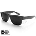 Fusions XL Black Frame Tinted Lens Safety Glasses