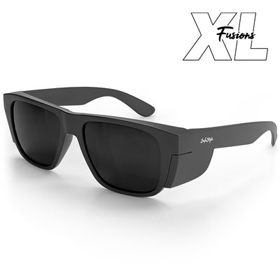 Fusions XL Matte Black Frame Polarised Lens