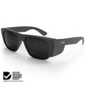 Fusions XL Matte Black Frame Polarised Lens Safety Glasses
