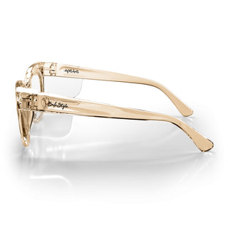 Harps Champagne Frame Prescription Safety Glasses