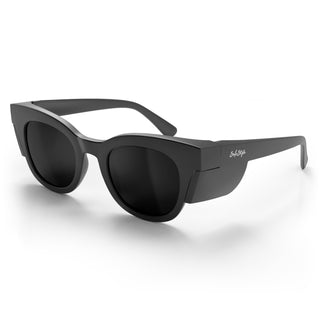 Harps Matte Black Frame Polarised Lens Safety Glasses