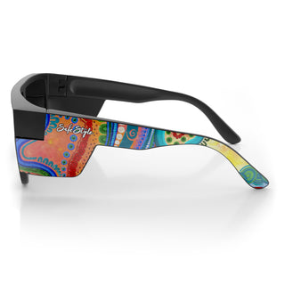 Primes Matte Black Frame Polarised Lens Art Series V.3 Safety Glasses