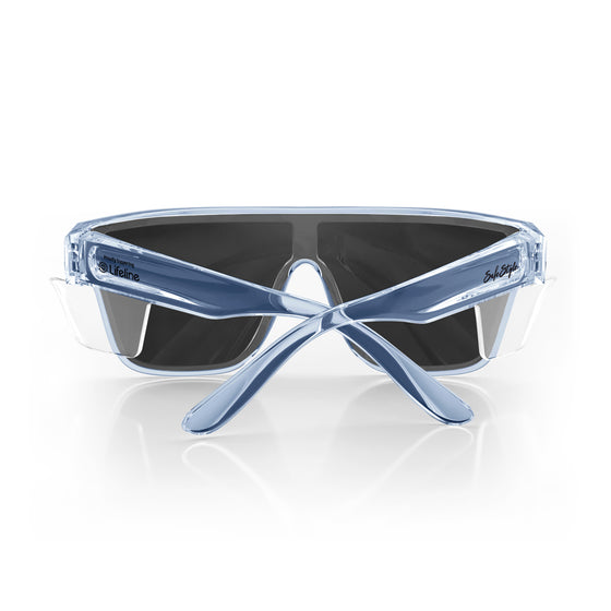  blue reflective frames and lens