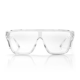 Primes Clear Frame Clear Lens Safety Glasses