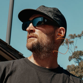 Auras Black Frame Grey Polarised Lens