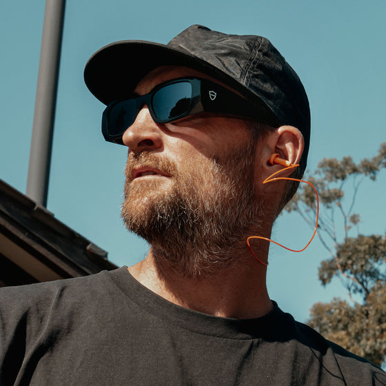 Auras Black Frame Grey Polarised Lens