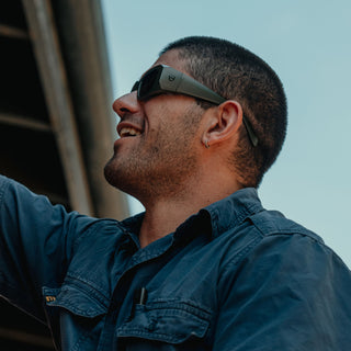 Auras Matte Moss Green Frame Polarised Lens