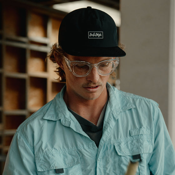 Harps Clear Frame Prescription Safety Glasses