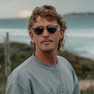 Harps Champagne Frame Polarised Lens Safety Glasses