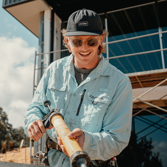 Harps Champagne Frame Prescription Safety Glasses