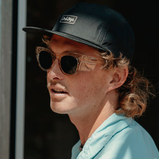 Harps Champagne Frame Polarised Lens Safety Glasses