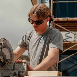 Harps Matte Brown Tort Frame Prescription Safety Glasses