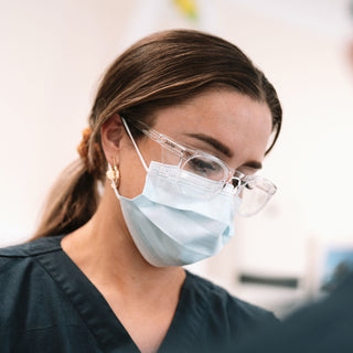 Lites Round Clear Frame Clear Lens Safety Glasses