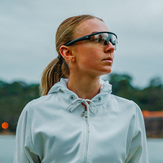 Phantoms Matte Black Frame Clear Lens Safety Glasses