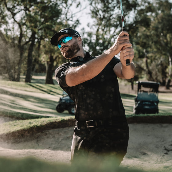 Phantoms Matte Black Frame Reflectors Blue Lens Safety Glasses