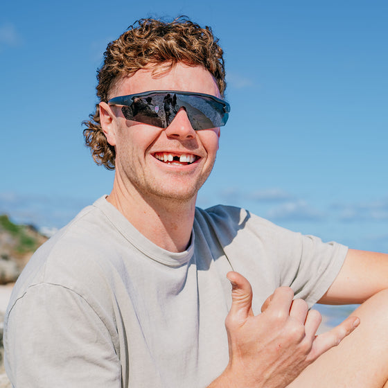 Phantoms Matte Black Frame Tinted Lens Safety Glasses