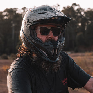 Primes Clear Frame Tinted Lens Safety Glasses