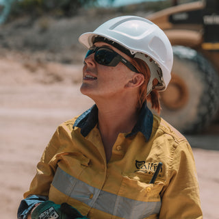 Rapids Matte Black Frame Tinted Lens Safety Glasses