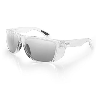 Rapids Clear Frame Hybrids with photochromic lens at an angle