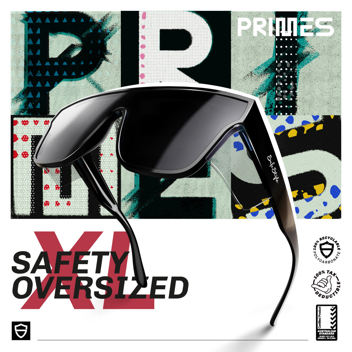 Primes XL Safety Glasses SafeStyle