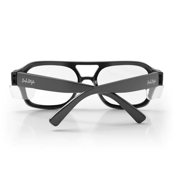 Skylines Black Frame Prescription Safety Glasses