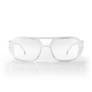 Skylines Clear Frame Prescription Safety Glasses