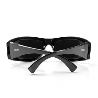 Sonics Black Frame Tinted Lens Safety Glasses