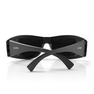 Sonics Matte Black Frame Polarised Lens Safety Glasses
