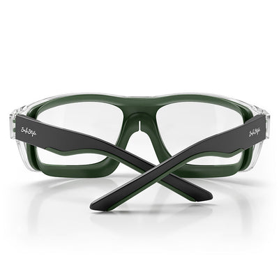 Switches Clear/Green Frame Clear Lens