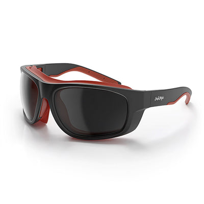 Switches Matte Black/Red Frame Grey Polarised Lens