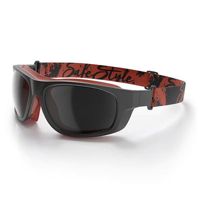 Switches Matte Black/Red Frame Grey Polarised Lens