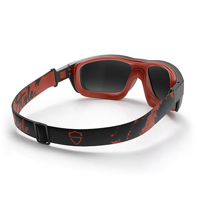 Switches Matte Black/Red Frame Grey Polarised Lens