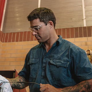 Classics Clear Frame Clear Lens Safety Glasses