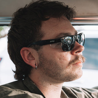 Fusions Black Frame Tinted Lens Safety Glasses