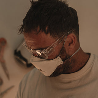 Fusions Clear Frame Clear Lens Safety Glasses