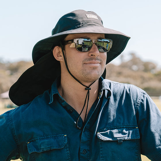 Fusions Graphite Frame Tinted Lens Safety Glasses