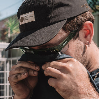 Fusions Green Frame Polarised Lens Safety Glasses