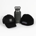 Water Bottle + Trucker Hat + Beanie Bundle