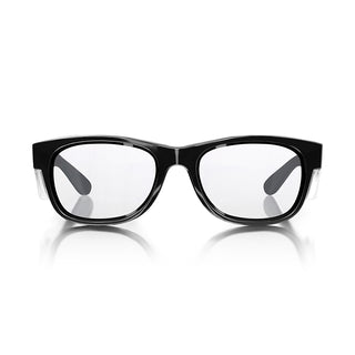 Classics Black Frame Clear Lens Safety Glasses