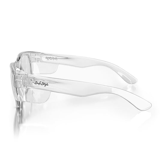 Classics Clear Frame Clear Lens Safety Glasses