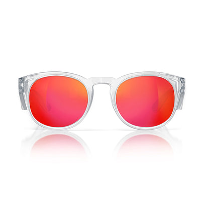 Cruisers Clear Frame Mirrors Red Polarised