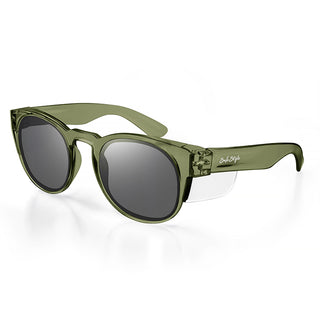 Cruisers Green Frame Polarised Lens Safety Glasses