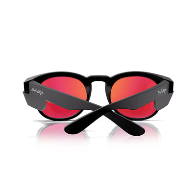 Cruisers Matte Black Frame Mirrors Red Polarised