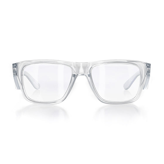 Fusions Clear Frame Clear Lens Safety Glasses
