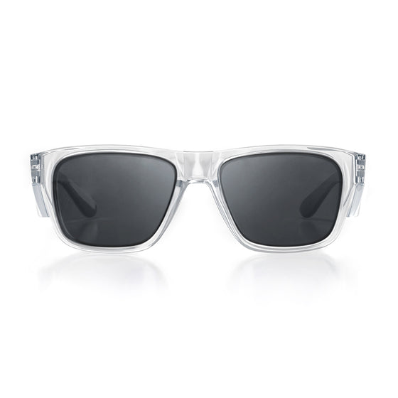 Fusions Clear Frame Polarised Lens Safety Glasses